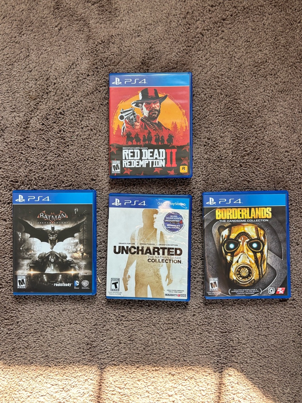 Lot of 4 PS4 Games